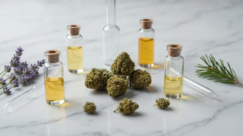 Les profils terpéniques des fleurs de CBD